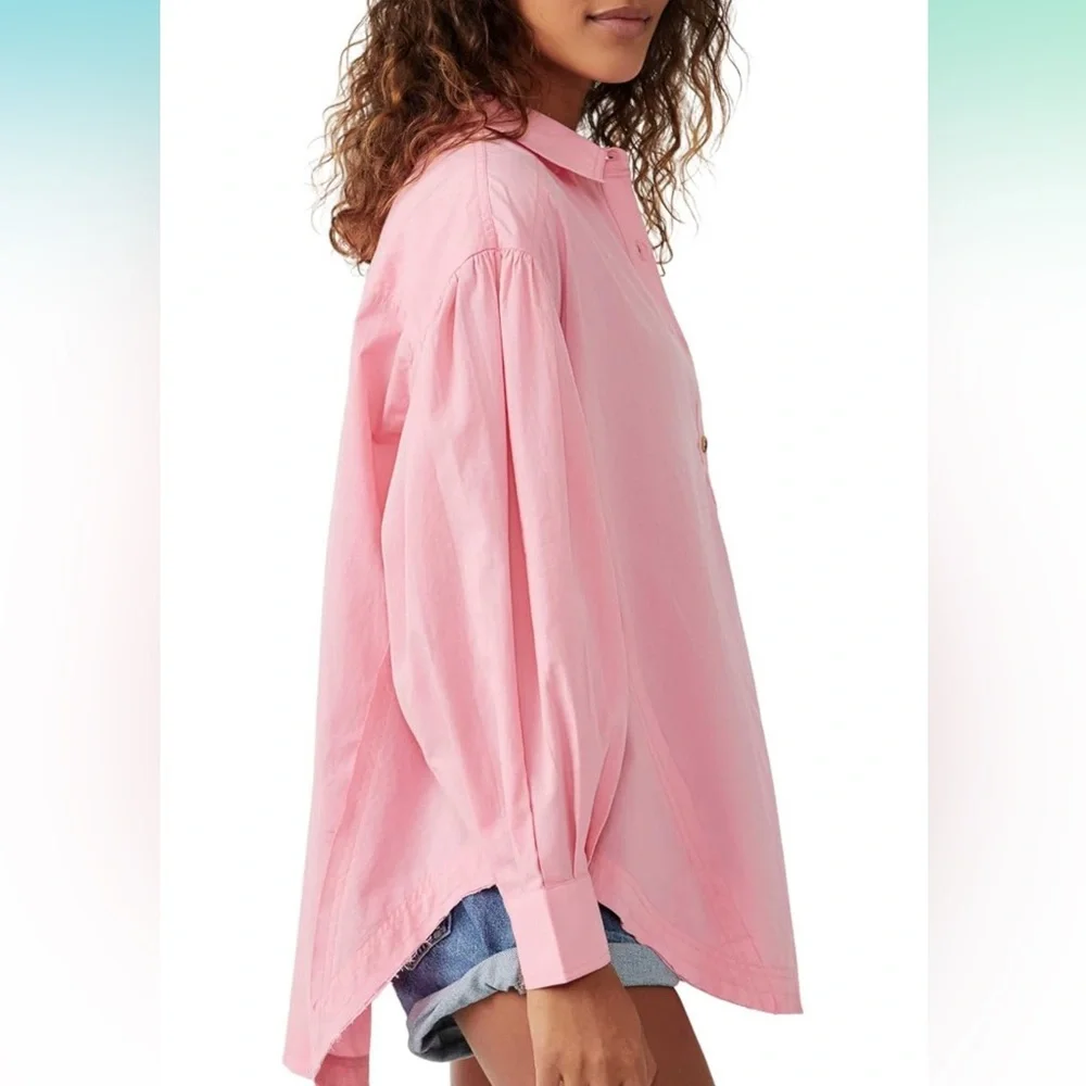 We The Free Pink Happy Hour Shirt - Picture 4 of 5